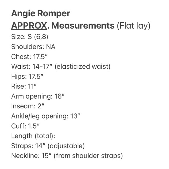 Angie Romper/Shortalls - Picture 9 of 9